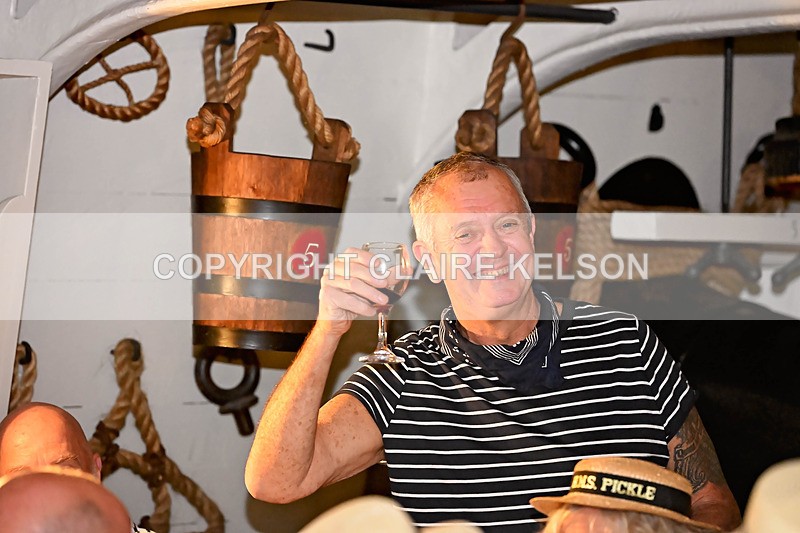 HMS PICKLE-104 - PICKLE NIGHT HMS WARRIOR 1860