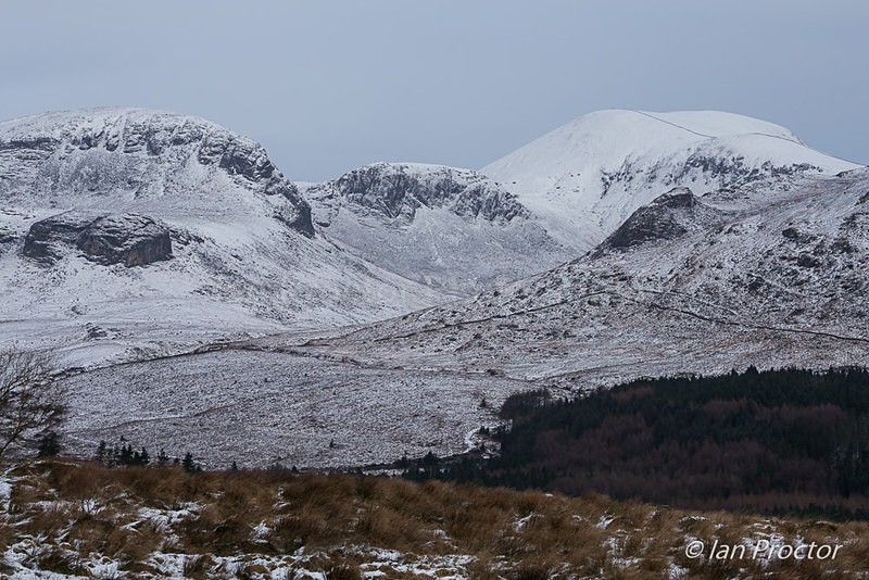 Annalong Valley in Winter - Mourne Mountains