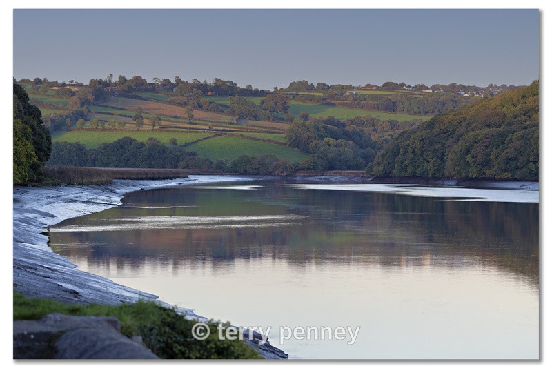 River Tamar from Halton Quay - England