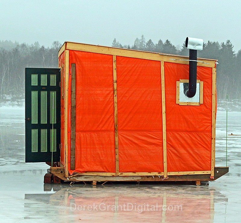 Ice Fishing Shack New Brunswick Canada