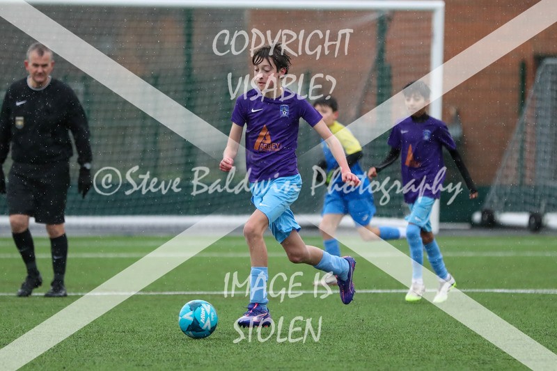 1DX20248 - 2026-02-15 FC Abbey Meads U13 Purple V Royal Wootton Bassett Town Youth U13 Yellow