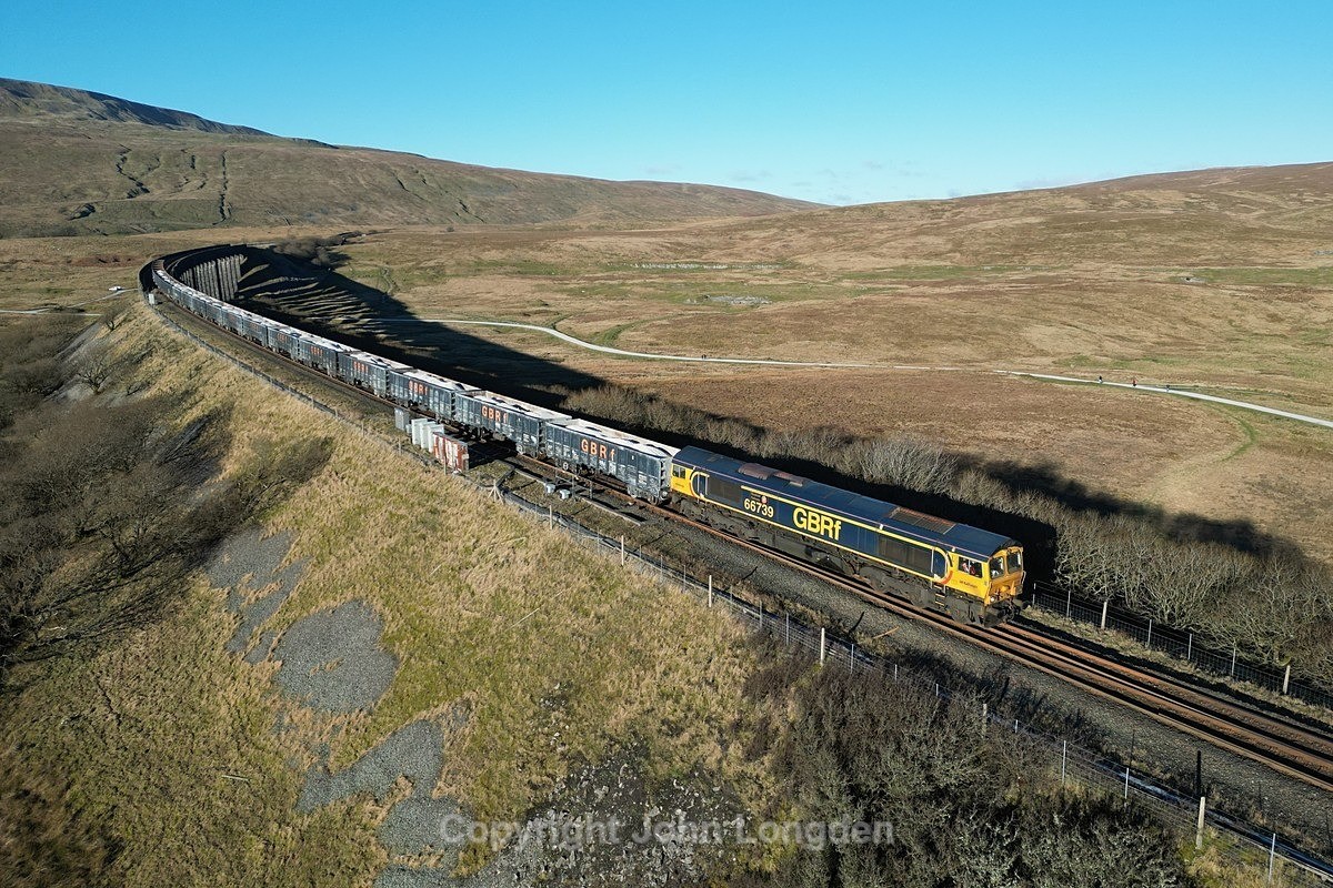 JL - 15.1.24 66739 6F69 Ribblehead VQ - Tuebrook, Ribblehead - Ribblehead