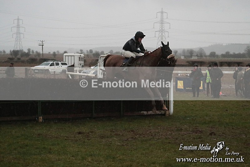 PtP 260125 1285 - Cocklebarrow Point-to-Point racing with the Heythrop Hunt 26/01/25