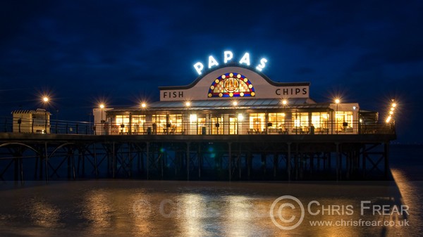 Cleethorpes Pier at Night