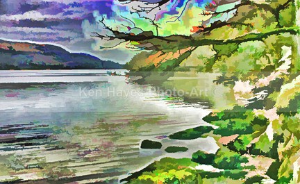 Coniston Water - Impressionist