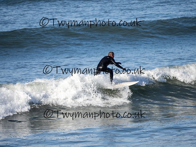 PA274292 - Westward Ho! surfers 27/10