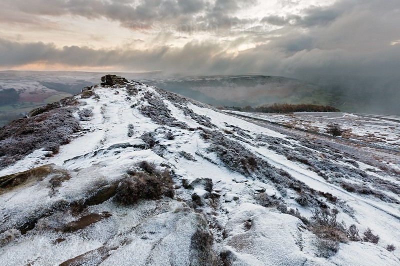 Peak District Winter | Win Hill Snow | Peak District Landscape