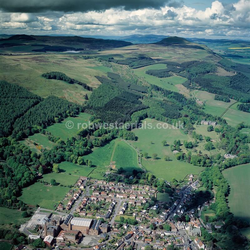 aerial pictures of Scottish hills mountains towns villages tourist attractions of Scotland