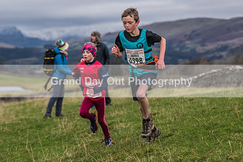 Cunswick U13-178 - Kendal Winter League Cunswick Scar Junior Under 13 Fell Race Sunday 26th January 2025