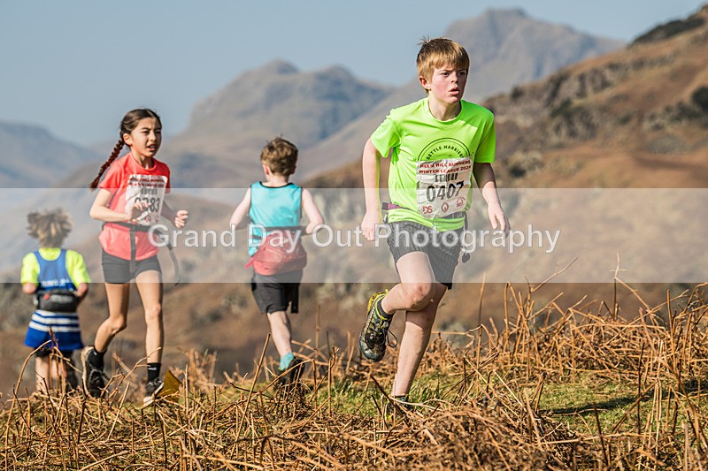 Elterwater-145 - Kendal Winter League Elterwater Under 13 Fell Race Sunday 9th March 2025