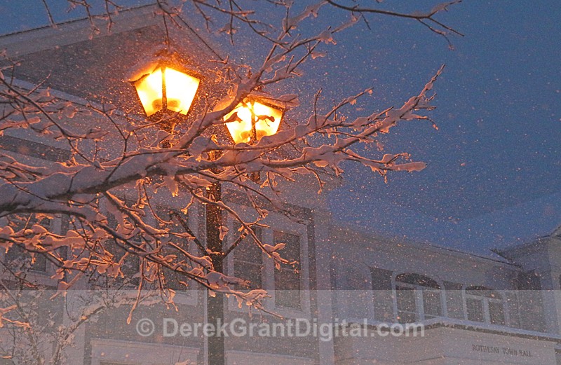 Winterscape - Rothesay Town Hall - Rothesay