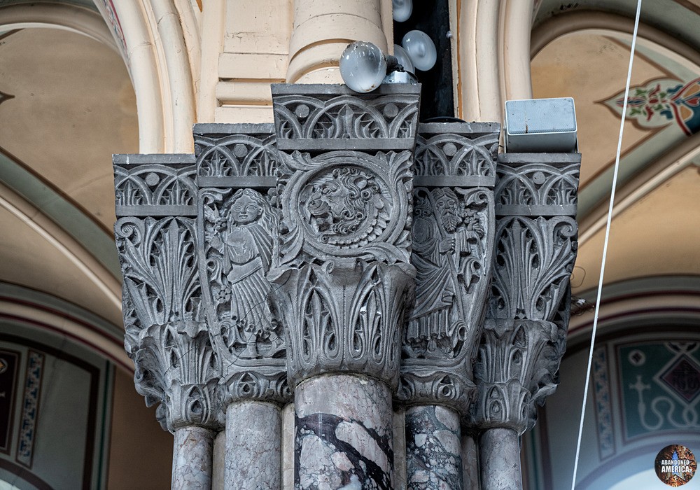 Our Lady of the Rosary Church (Philadelphia) | Carved Capital - Our Lady of the Rosary Church