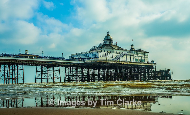 Eastbourne Pier reflection 3 1838 - Seascapes