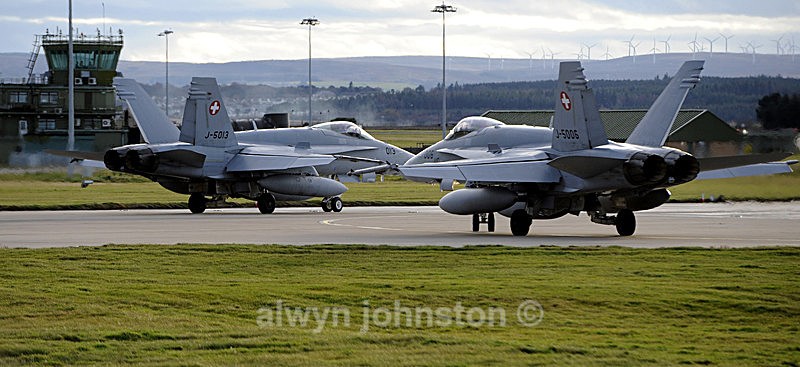 F-18 C 19 - RAF LOSSIEMOUTH VISIT NOV 2017