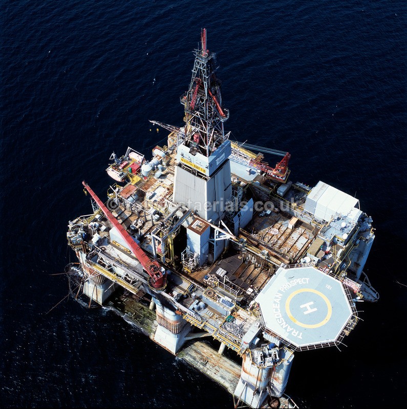 A00541D North Sea Drilling Rig Transocean Prospect - Settlements, infrastructure and attractions