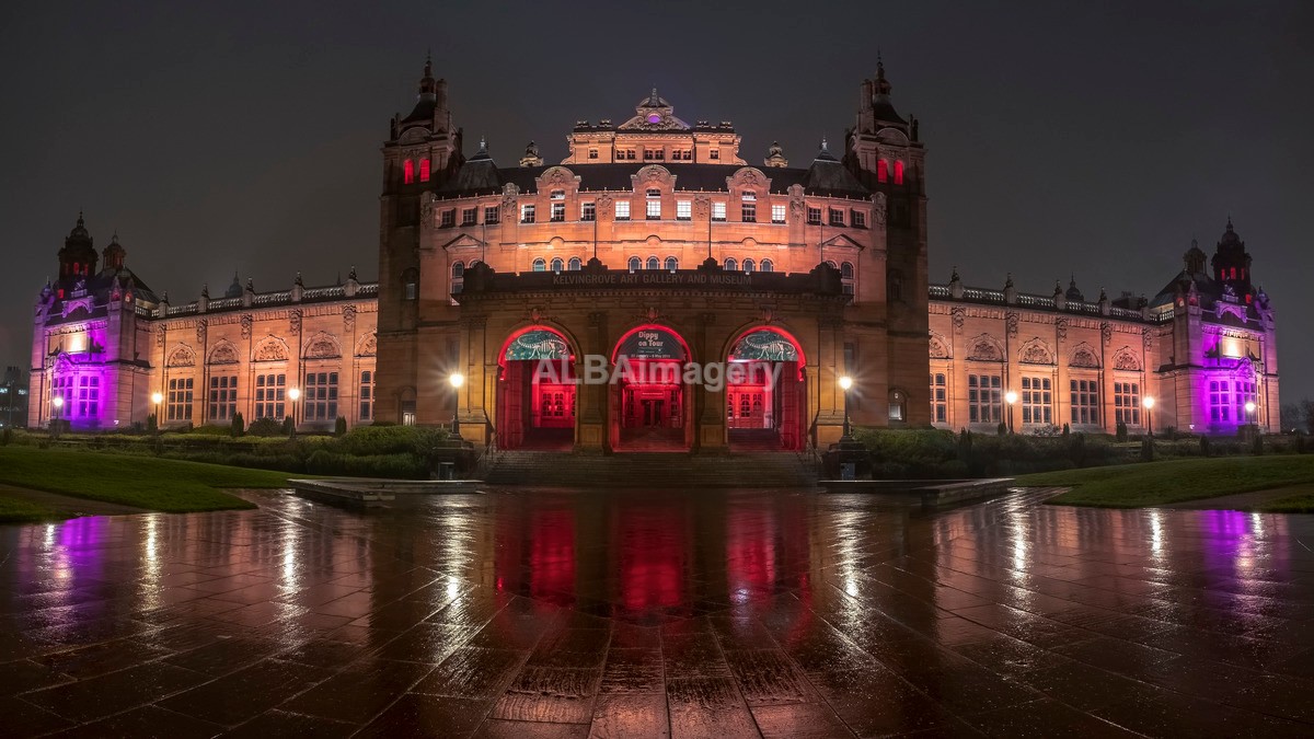 Kelvingrove in the Rain - My Glasgow