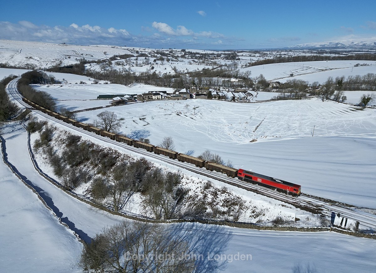 JL - 10.3.23 66143 6E97 Kirkby Thore - Tees Dock, Smardale - Smardale