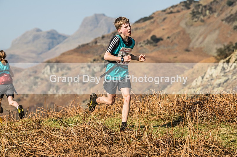 Elterwater-115 - Kendal Winter League Elterwater Under 13 Fell Race Sunday 9th March 2025