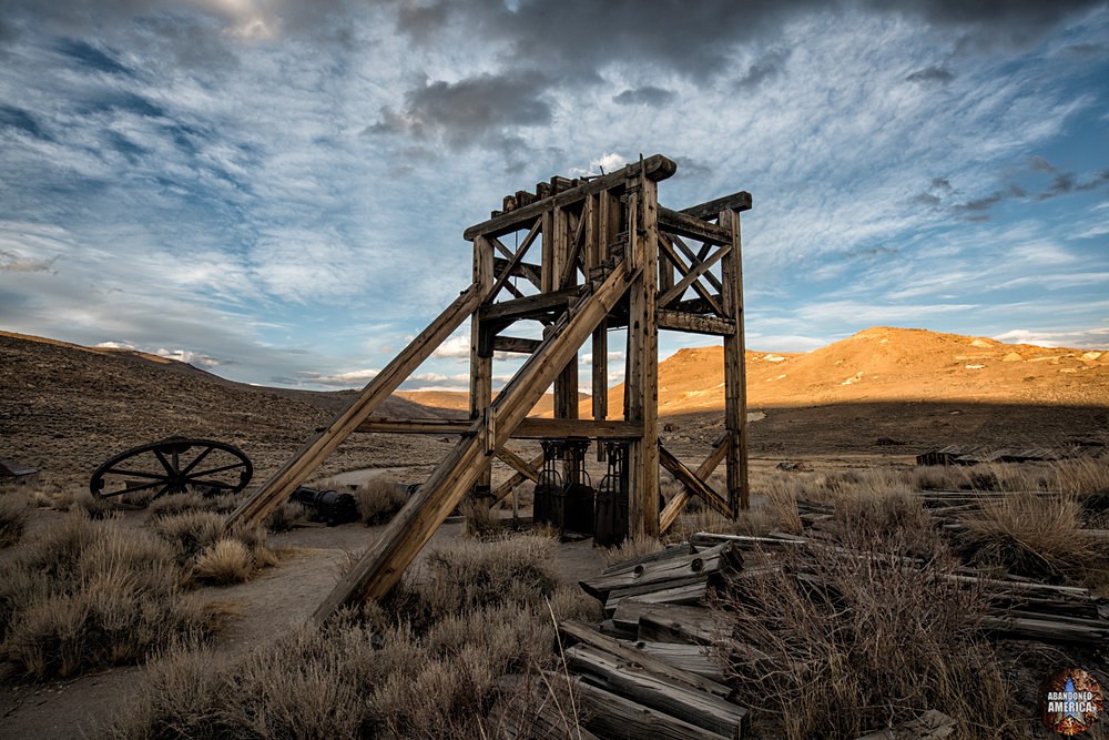 The Ghost Town of Bodie, California | Head Shaft - Bodie, California