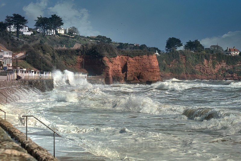 Rough seas at Preston - Paignton Preston Goodrington