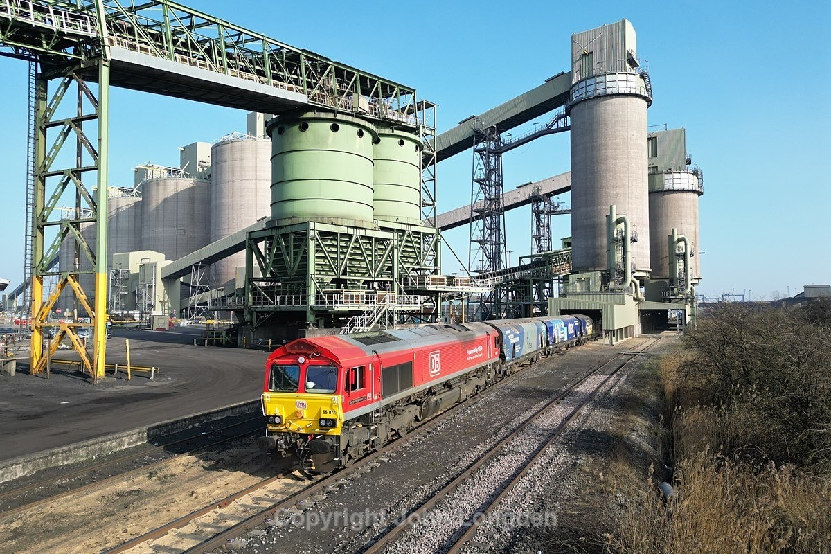 JL - 20.3.25 66077 6H77 Immingham  Biomass - Drax, Immingham 2 - Latest shots