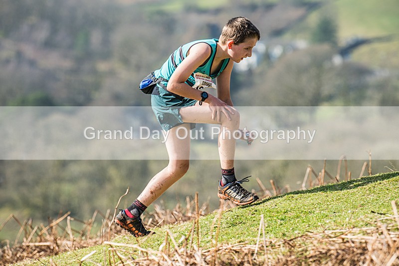Elterwater-226 - Kendal Winter League Elterwater Under 15/17 Fell Races Sunday 9th March 2025