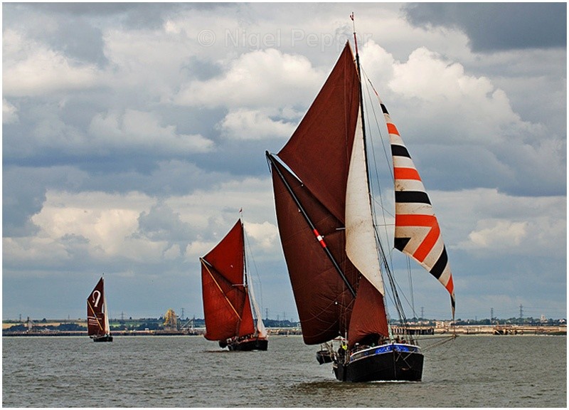 Racing Trio (2) - The Thames Barge Match