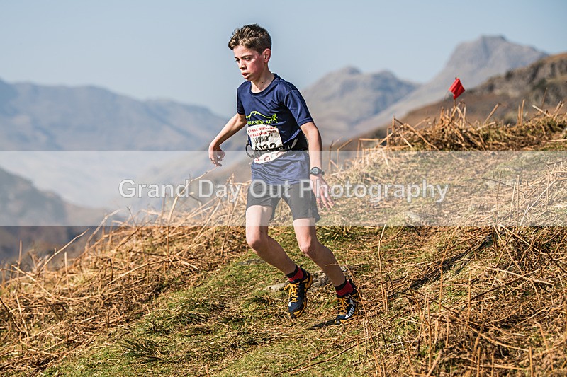 Elterwater-307 - Kendal Winter League Elterwater Under 15/17 Fell Races Sunday 9th March 2025