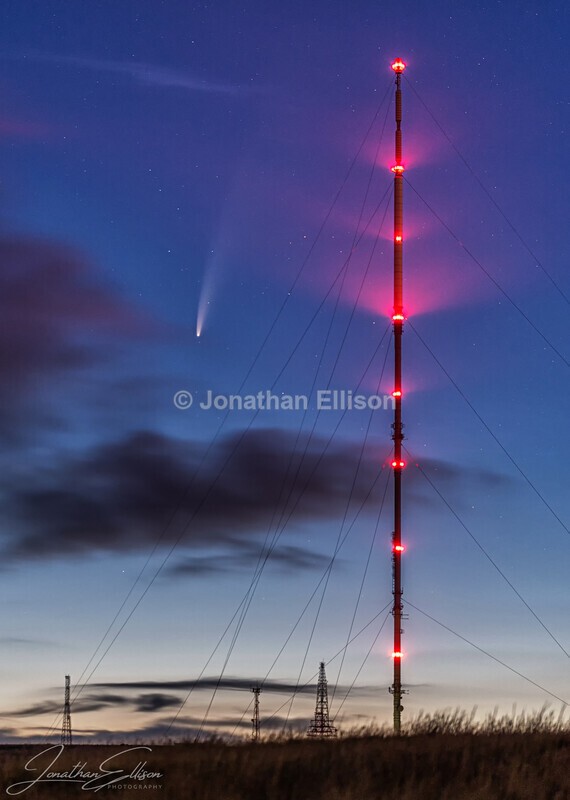Comet Neowise - Rivington And Surrounding Areas