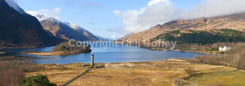 Glenfinnan, Highland - Panoramic format