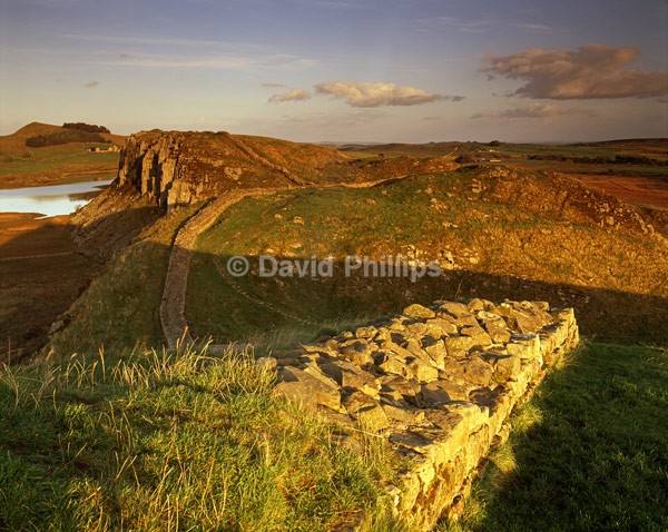 Hadrian's Wall at Steel Rigg - Northumberland