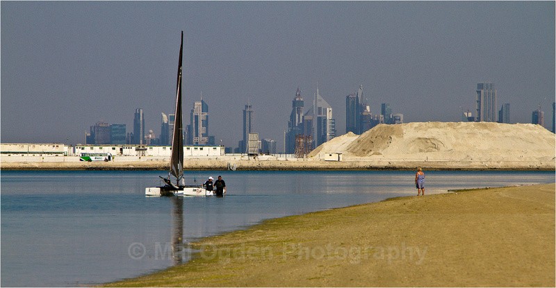 Sailing on the Palm - Dubai UAE