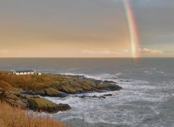 Rainbow at The Bothy, Old Portlethen. - Old Portlethen Village photographs.