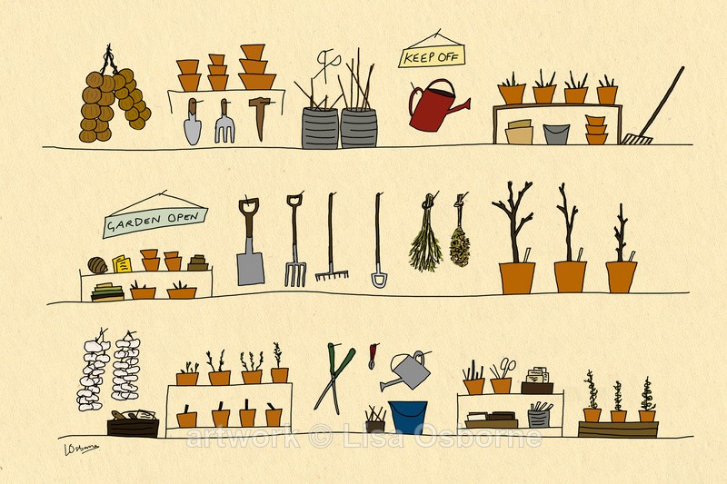 The Potting Shed - DIGITAL ARTWORK