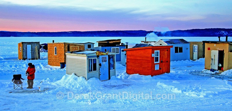 Ice fishing Shacks Canada