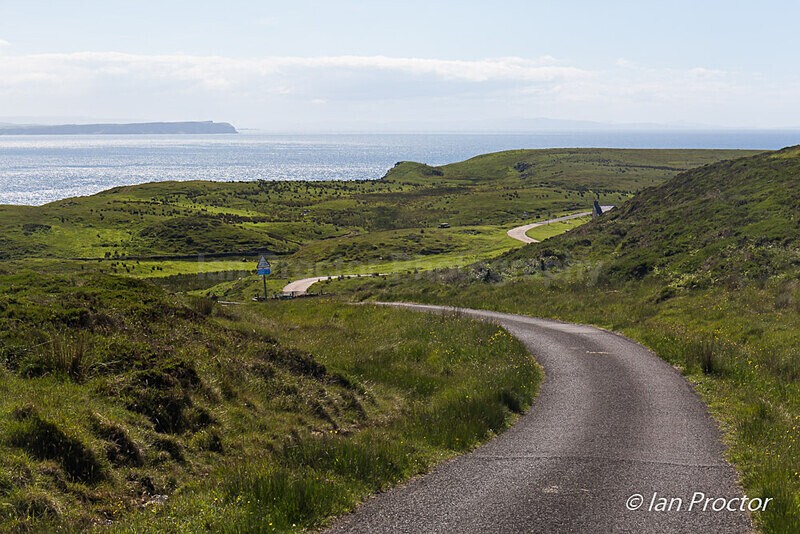 The Winding Road to the West Lighthouse - Rathlin - Nature