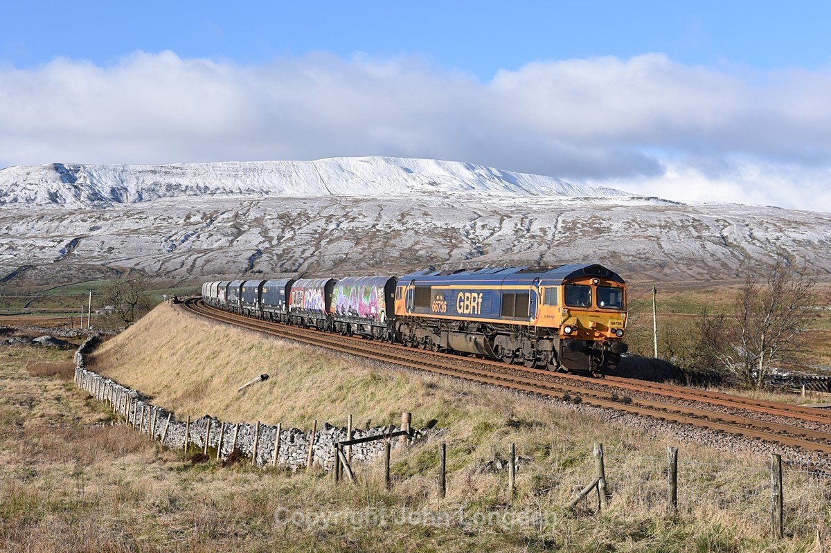 JL - 19.11.25 66736 6M37 Arcow - Pendleton, Ribblehead - Latest shots