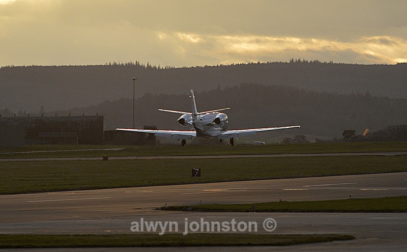 CESSNA 560XL CITATION 2 - RAF LOSSIEMOUTH VISIT NOV 2017