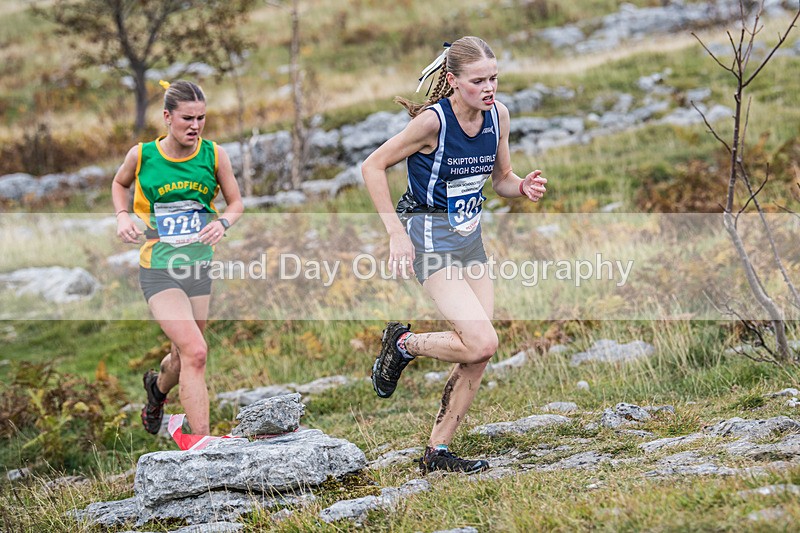 Year 10-11-177 - The English Schools Fell Running Championship Giggleswick Year 10-11 Sunday 6th October 2024