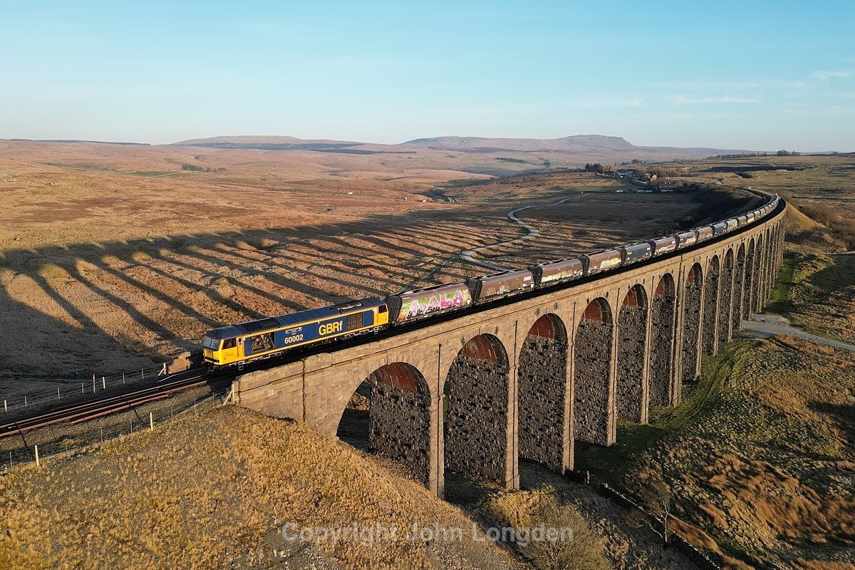 JL - 5.3.25 60002 6E77 Arcow - Hunslet, Ribblehead Viaduct North - Latest shots