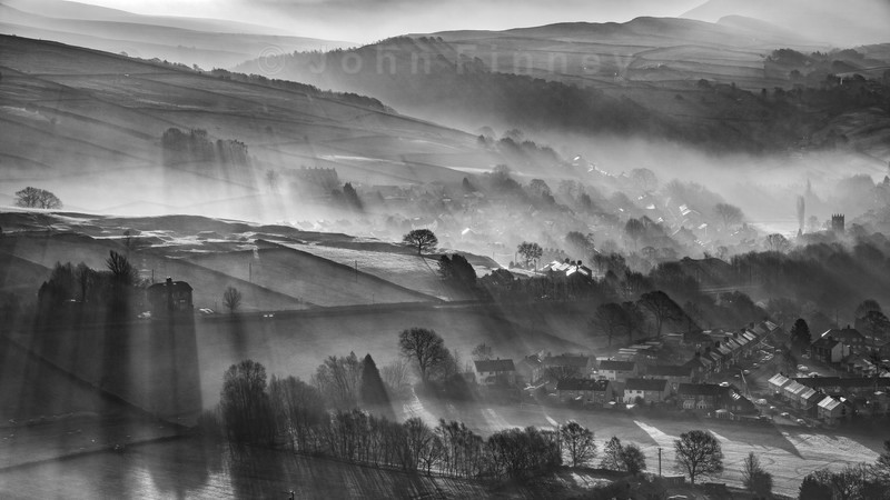 Hayfield shadows - Extraordinary Black-and-white Photographs