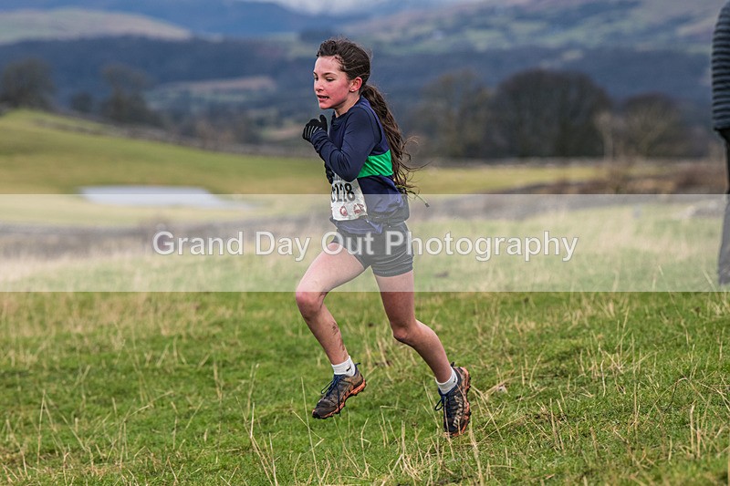 Cunswick U13-120 - Kendal Winter League Cunswick Scar Junior Under 13 Fell Race Sunday 26th January 2025