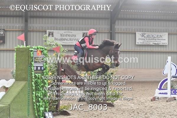 JAC_8003 - Class 8 & 9 -  Arena Eventing Pony Club Barrier Spring Festival 1m Qualifier / Class 9 Arena Eventin