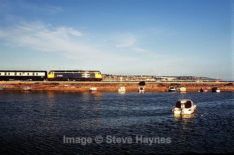 25th April 1987 - Cockwood Harbour, Devon