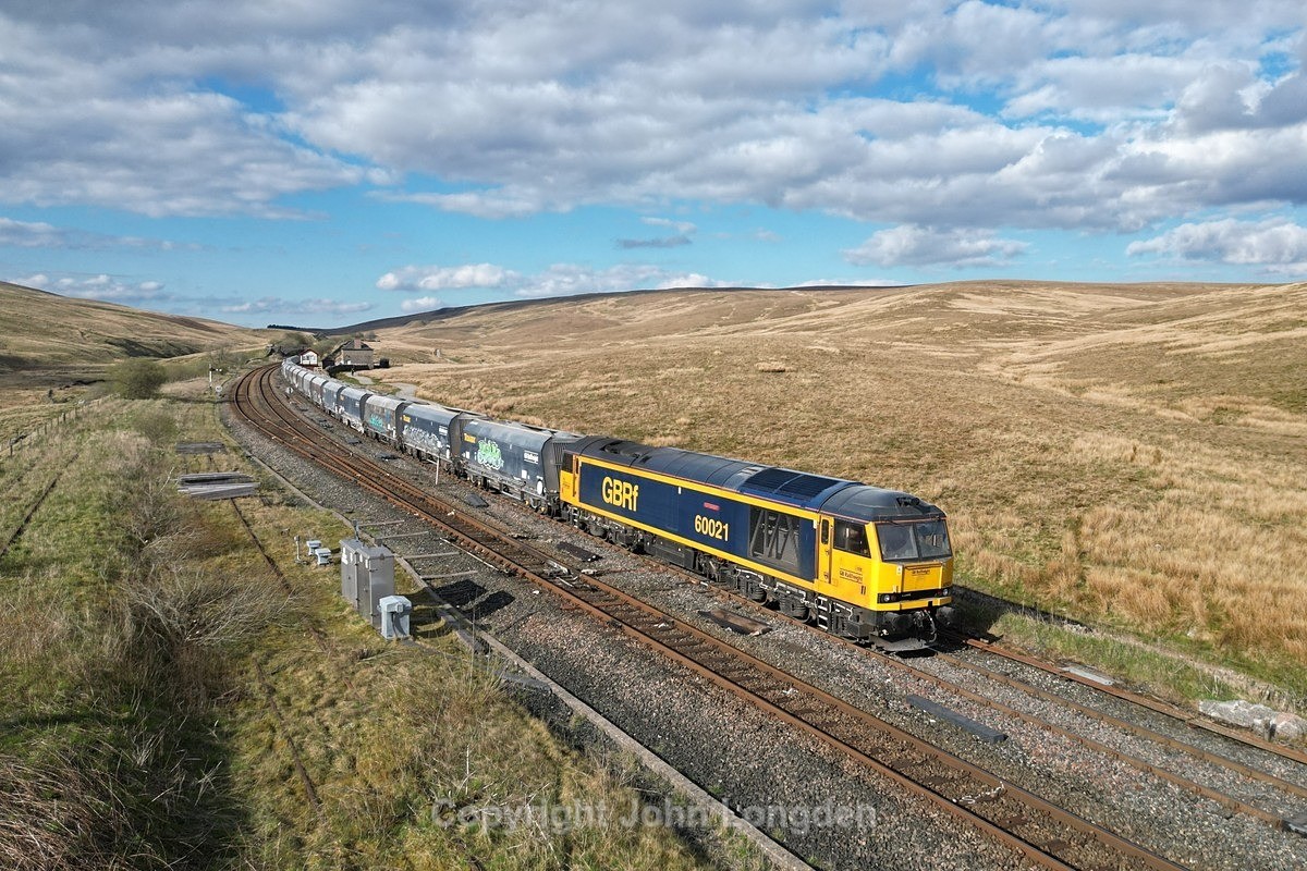 JL - 24.4.25 60021 6E77 Arcow - Hunslet, Blea Moor - Latest shots