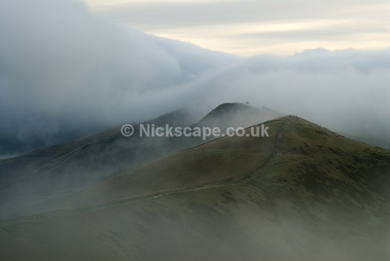 The Great Ridge from Mam Tor - Derbyshire130 - Peak District Landscape Photography Gallery