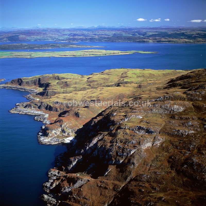 aerial pictures of Scotland west coast Islands of Scarba