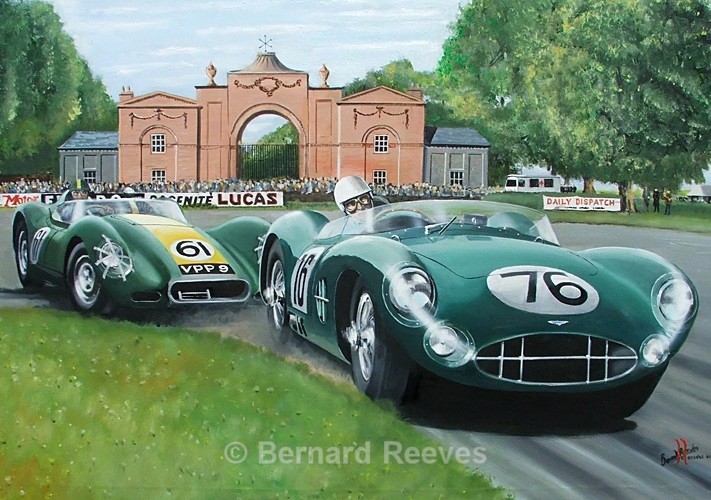 Stirling Moss and Archie Scott-Brown Oulton Park 1958 - Classic cars