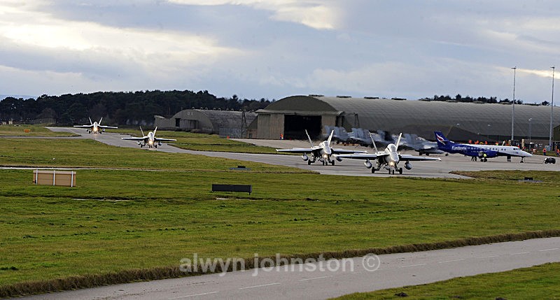 F-18 C 13 - RAF LOSSIEMOUTH VISIT NOV 2017