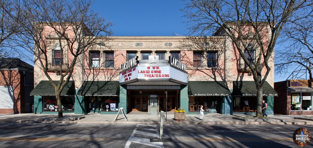 Abandoned Lansdowne Theatre exterior